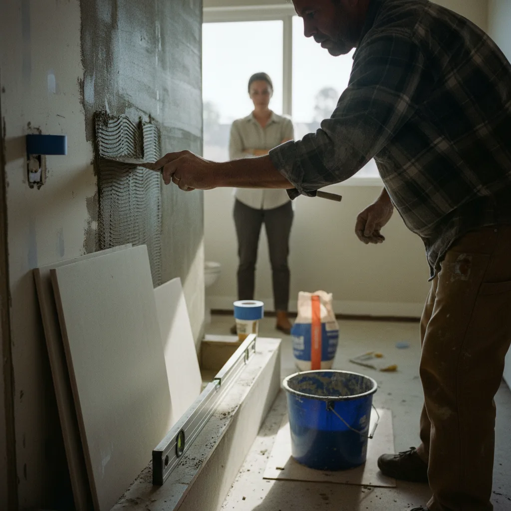 Bathroom project in Huntington Beach