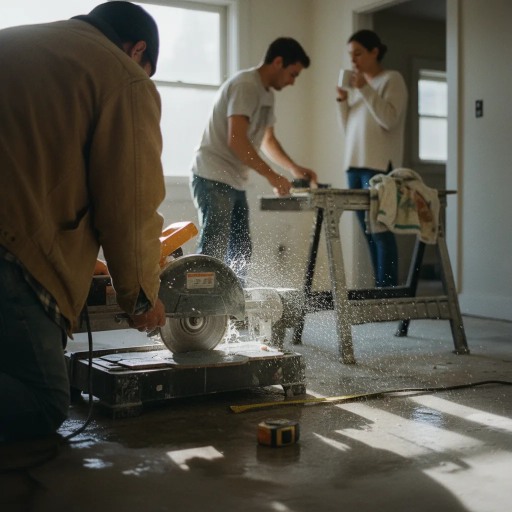 Bathroom project in Oakland