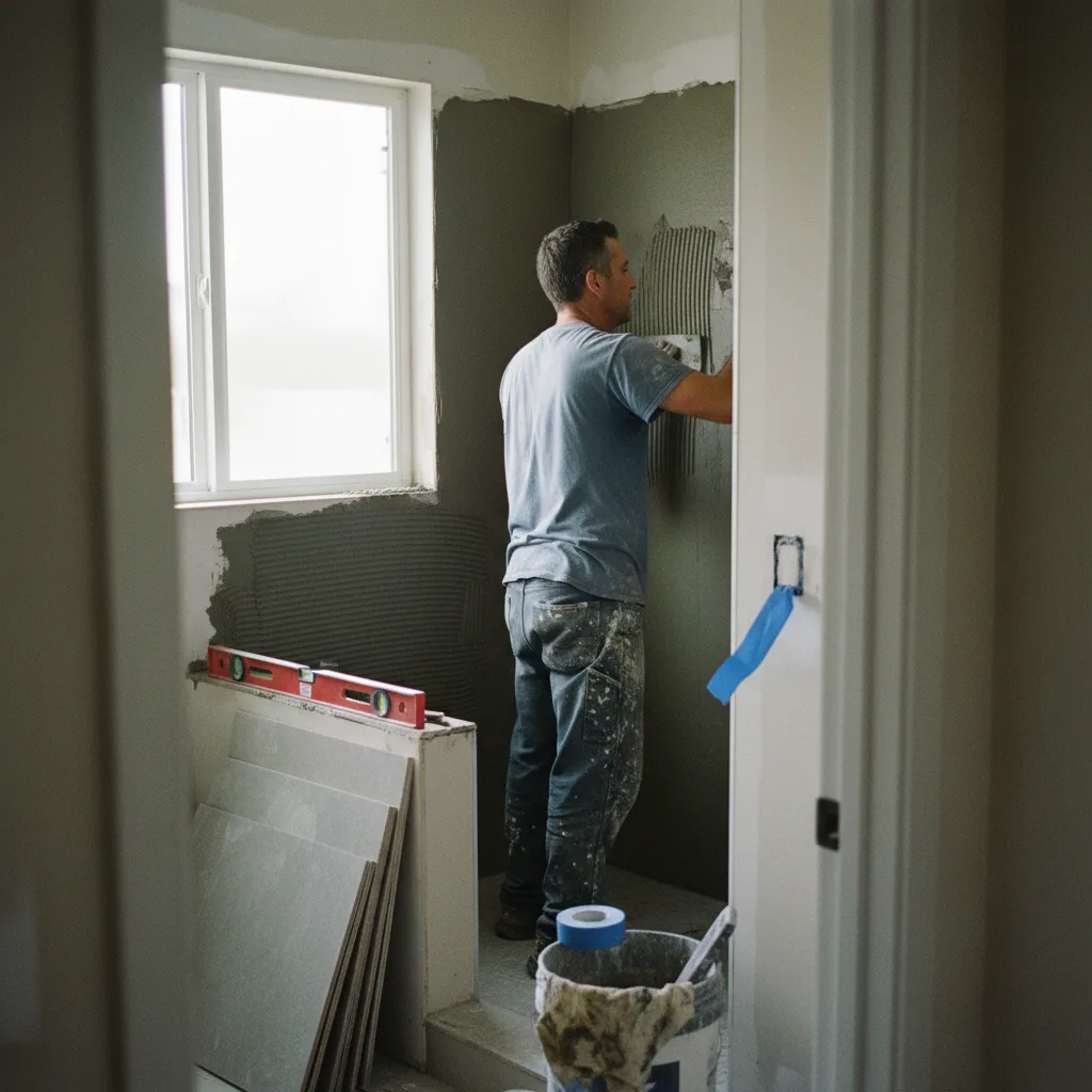 Bathroom project in San Diego