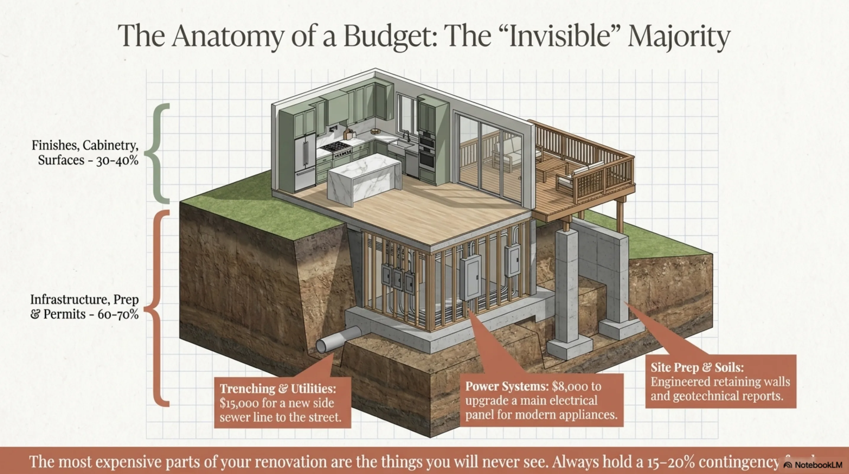 Cost guide visual summary for Pasadena kitchen remodel projects