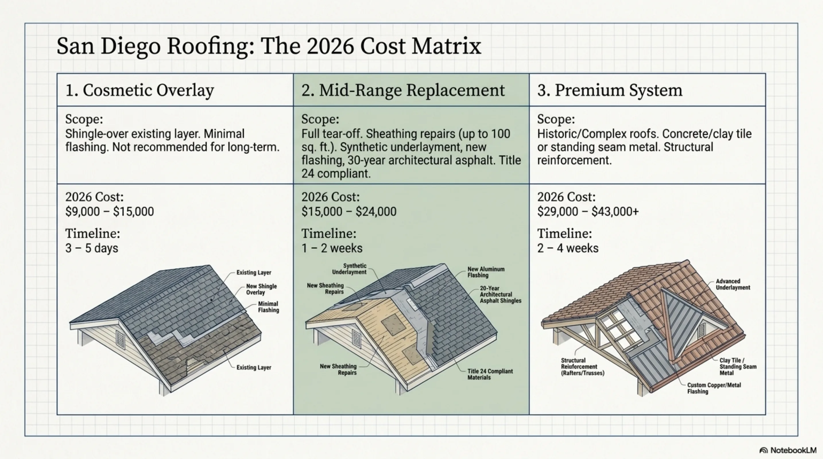 Cost guide visual summary for Bellevue kitchen remodel projects